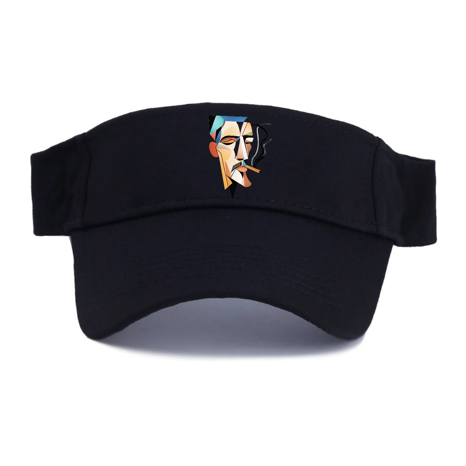 Abstract Smoking Man Hat