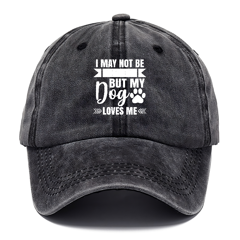 I may not be perfect but my dog loves me Hat