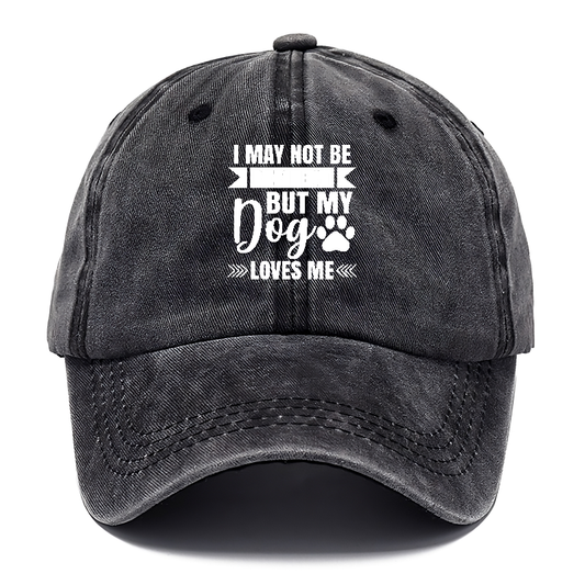 I may not be perfect but my dog loves me Hat