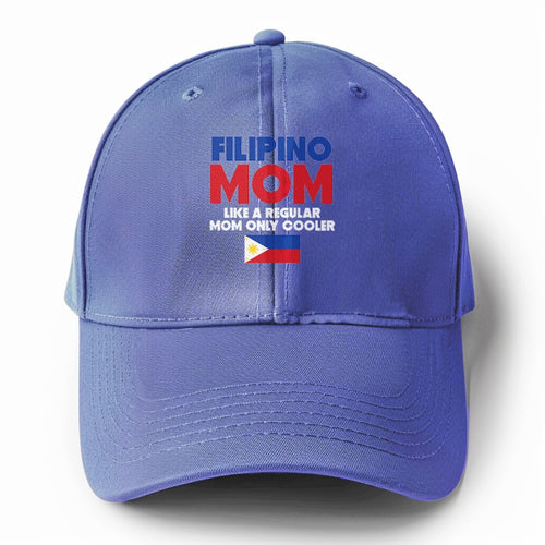 Filipino Mom Solid Color Baseball Cap