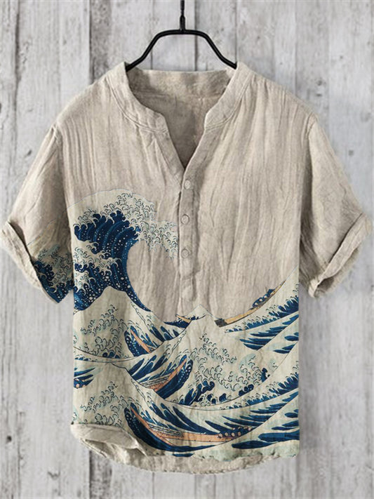 'The Great Wave Off Kanagawa Shirt | Vintage Style'