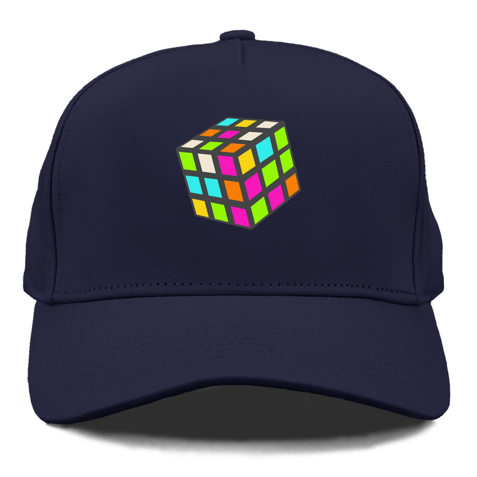 Retro 80s Rubik's Cube Hat