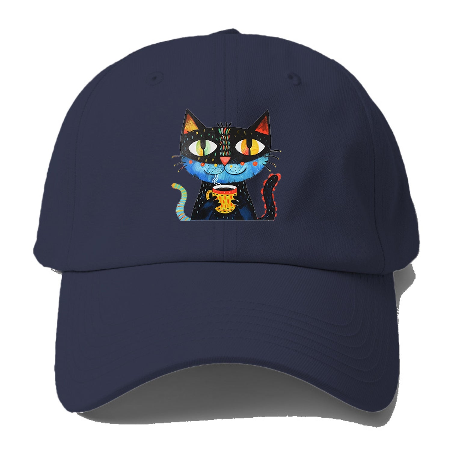 Coffee Cat Vibrant Mornings Hat