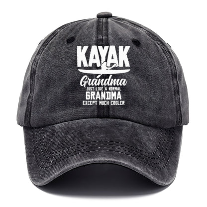 kayak grandma just like a normal grandma except much cooler! Hat