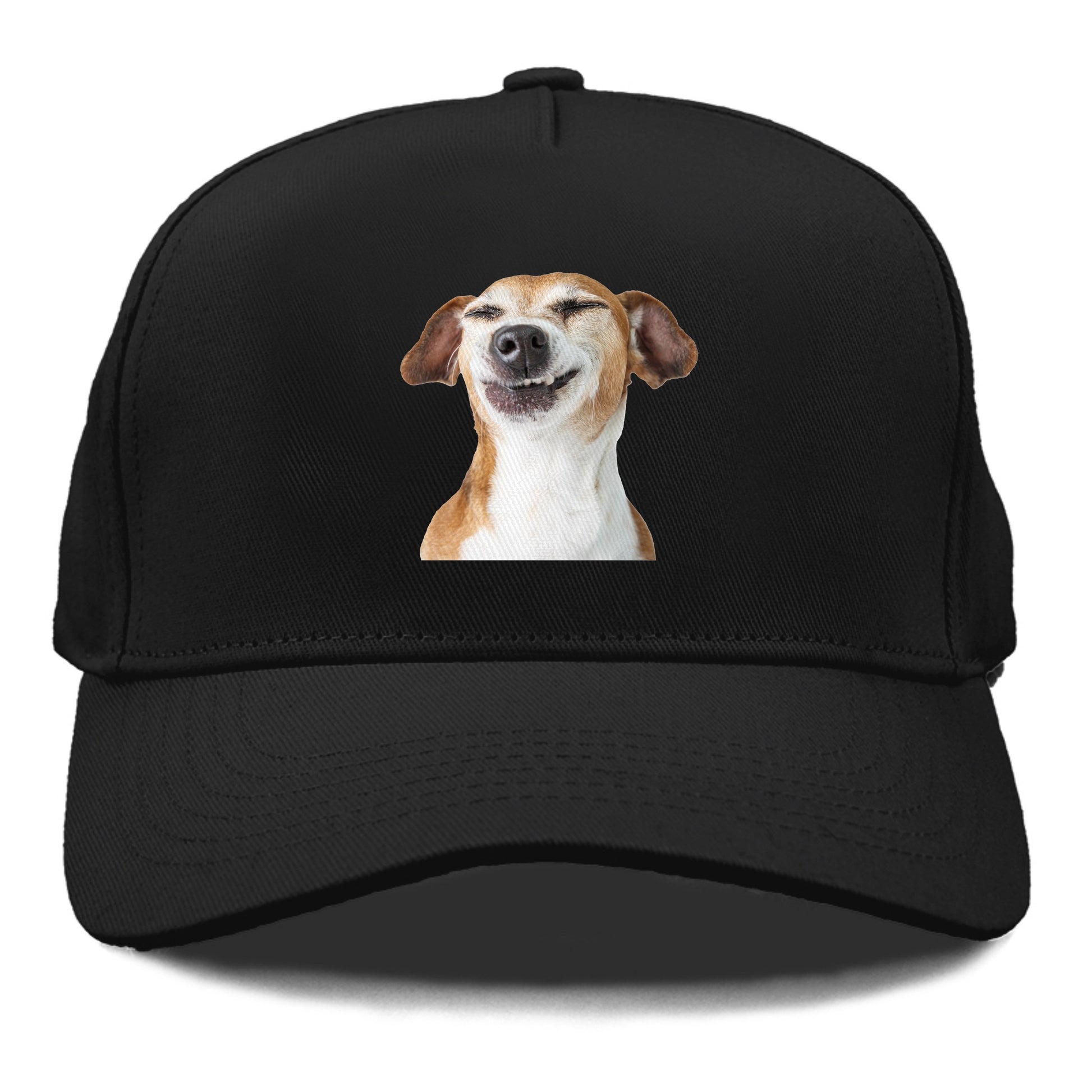 Joyful Jack Russell Terrier with a beaming, toothy smile Hat