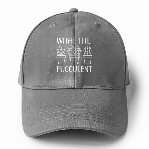 What The Succulent Solid Color Baseball Cap