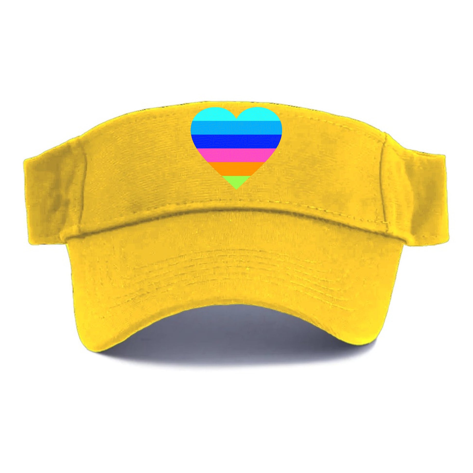 raindow heart Hat