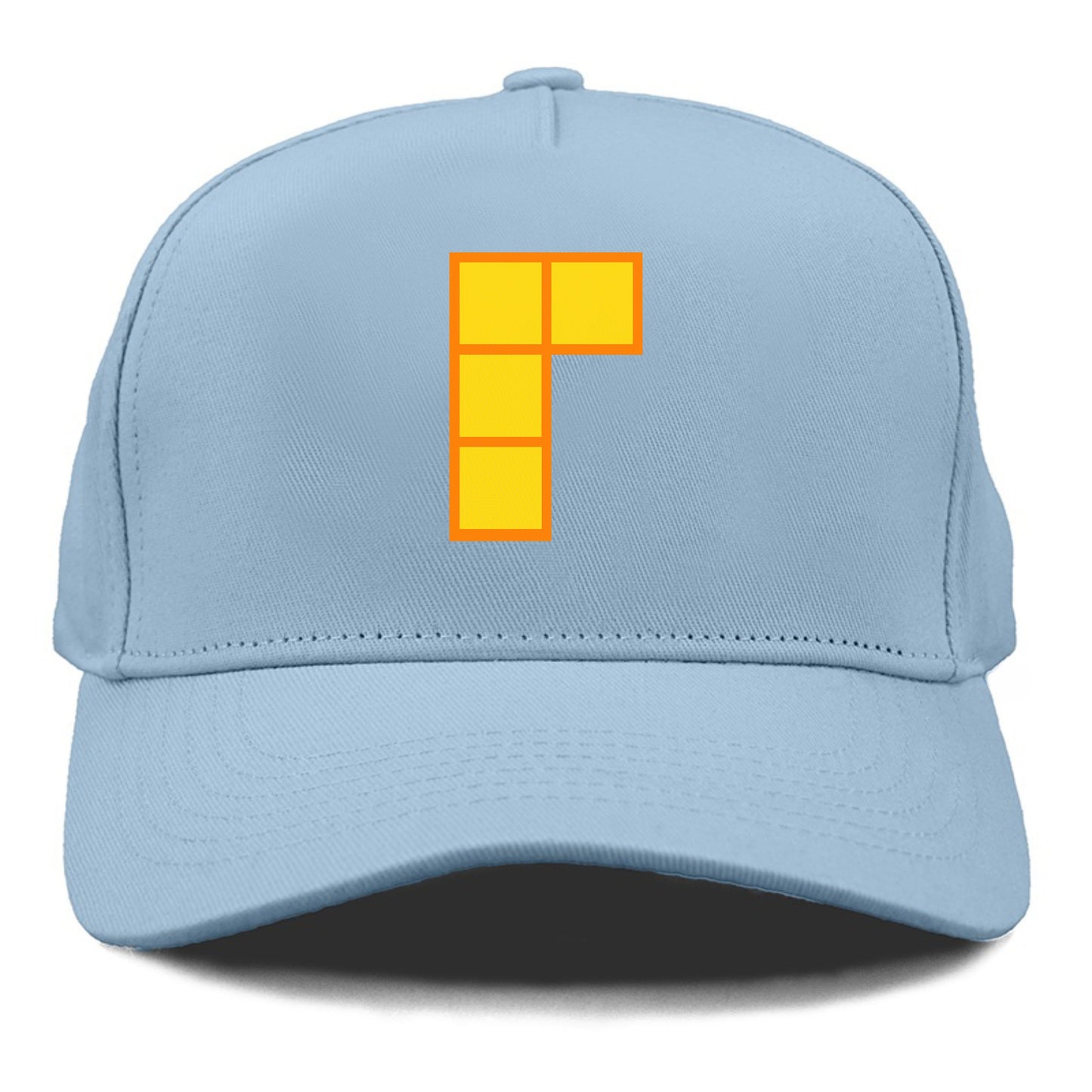 Retro 80s Tetris Blocks Orange Hat