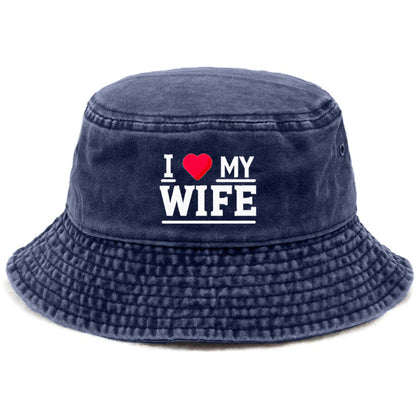 i love my wife Hat