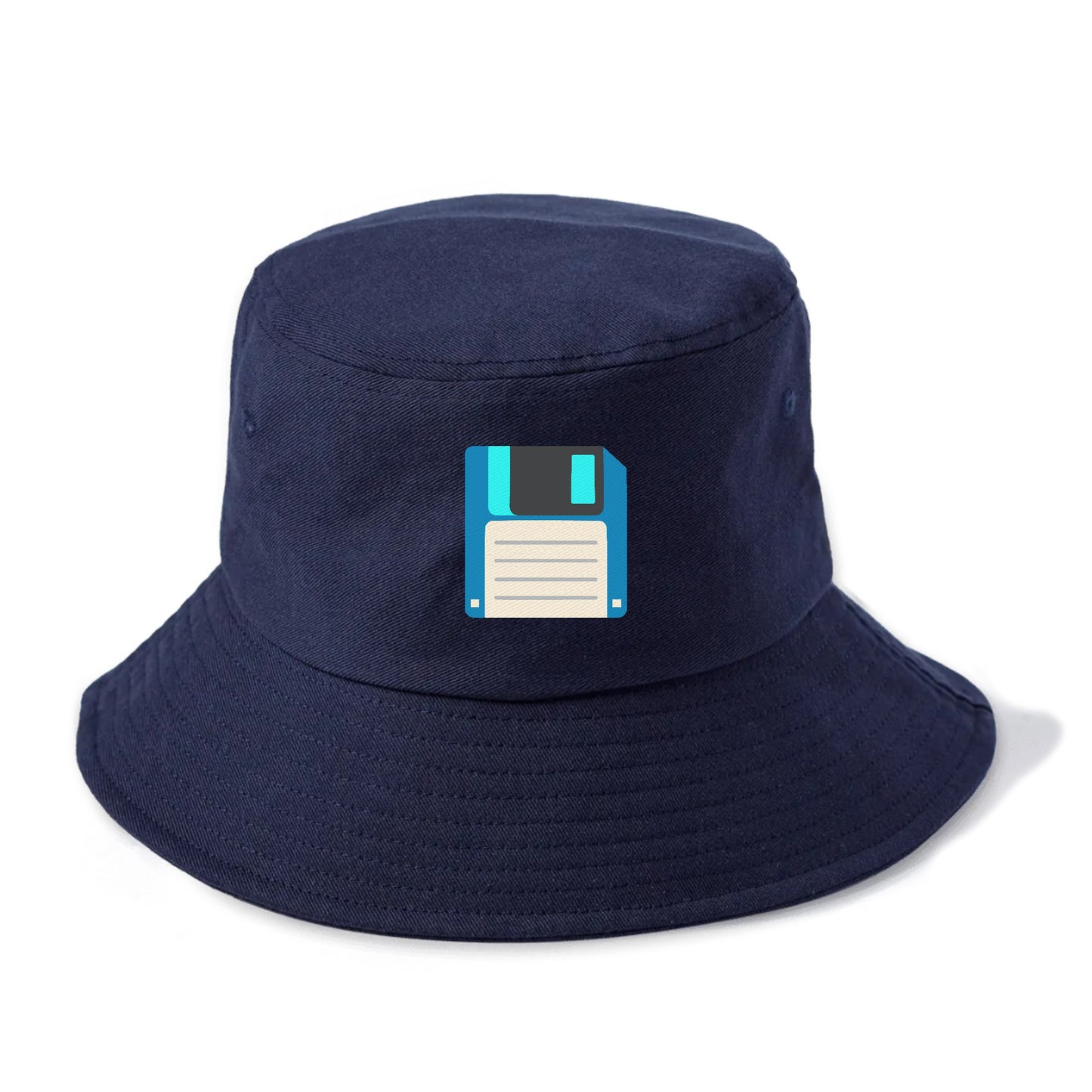 Retro 80s Floppy Disk Blue Hat