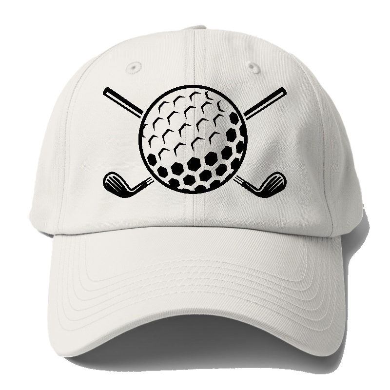 Golf Ball And Clubs Hat