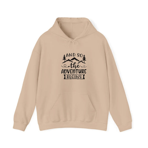 And So The Adventure Begins Hooded Sweatshirt