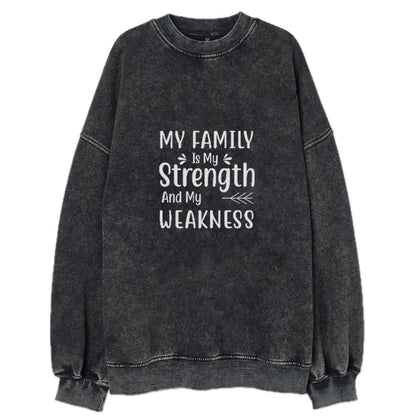 My family is my strength and my weakness Hat