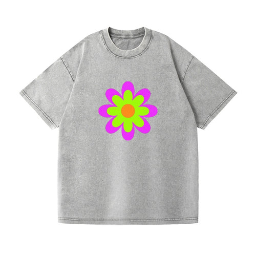 Retro 80s Flower Purple Vintage T-shirt