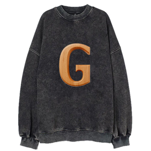 Letter G Vintage Sweatshirt