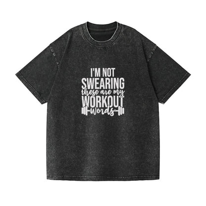 I'm Not Swearing These Are My Workout Words Hat