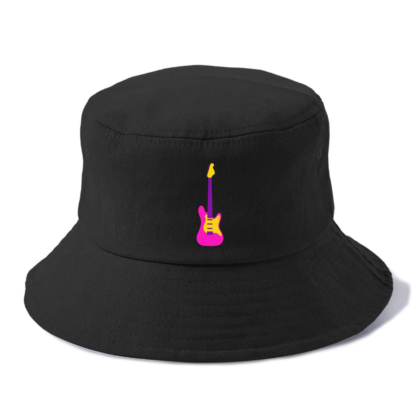 Retro 80s Guitar Pink Hat