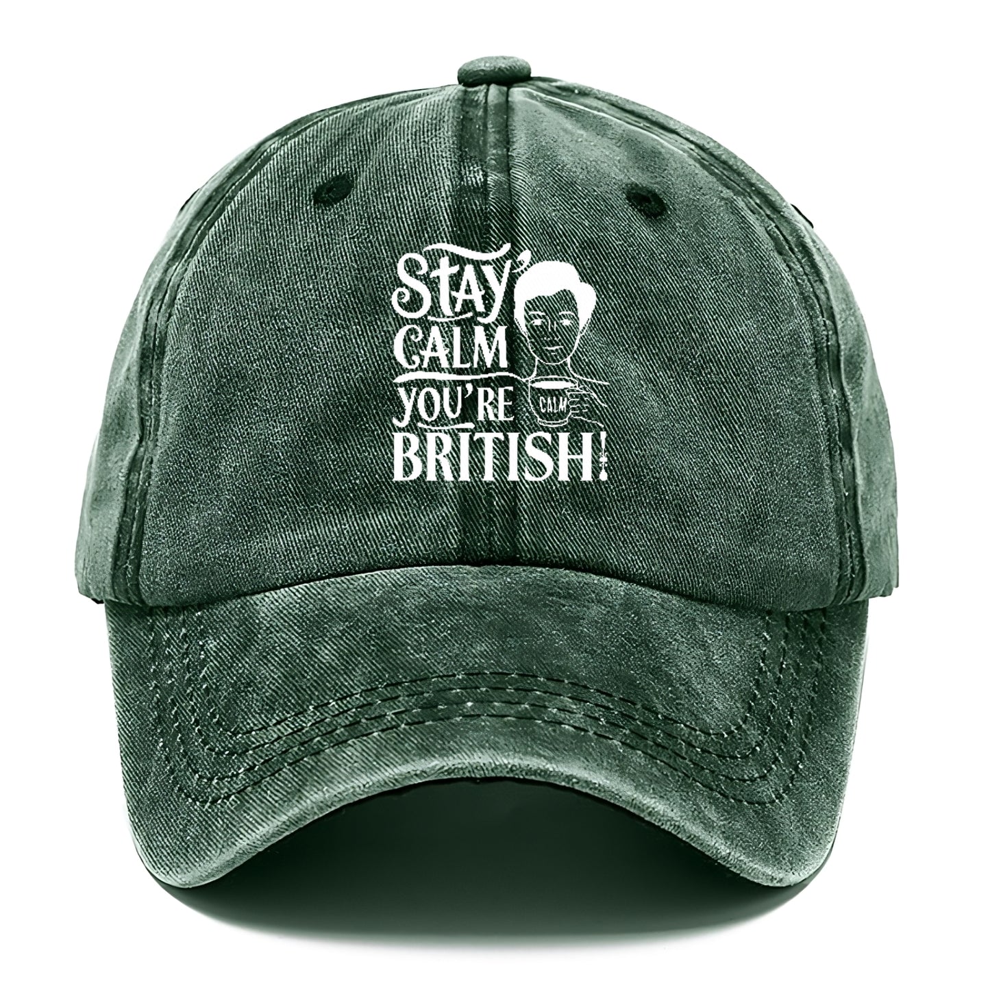 stay calm you're british Hat