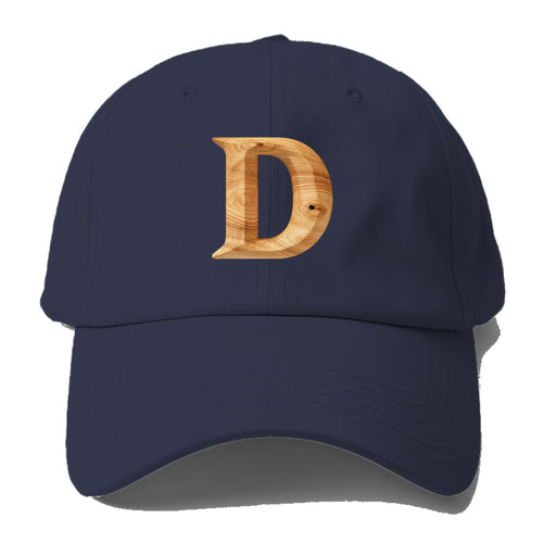 Letter D Baseball Cap For Big Heads