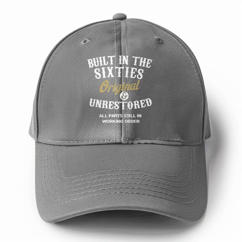 Build In The Sixties Original Unrestored All Parts Still In Working Order Solid Color Baseball Cap