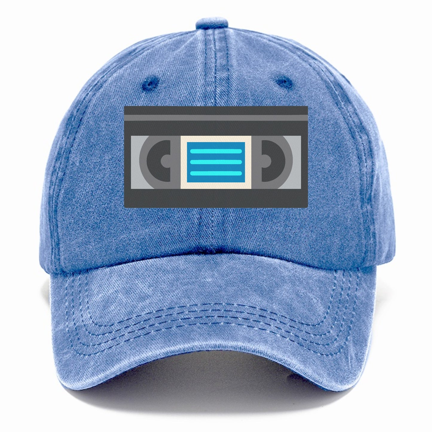 Retro 80s VHS Tape Blue Hat