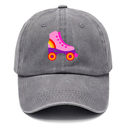 Retro 80s Roller Skate Pink Hat