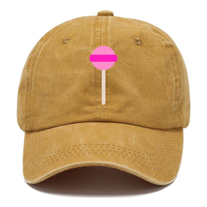 Retro 80s Lollipop Pink Hat