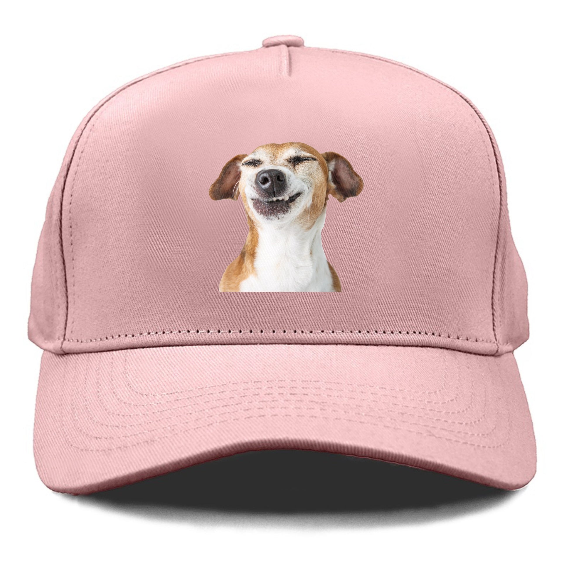 Joyful Jack Russell Terrier with a beaming, toothy smile Hat