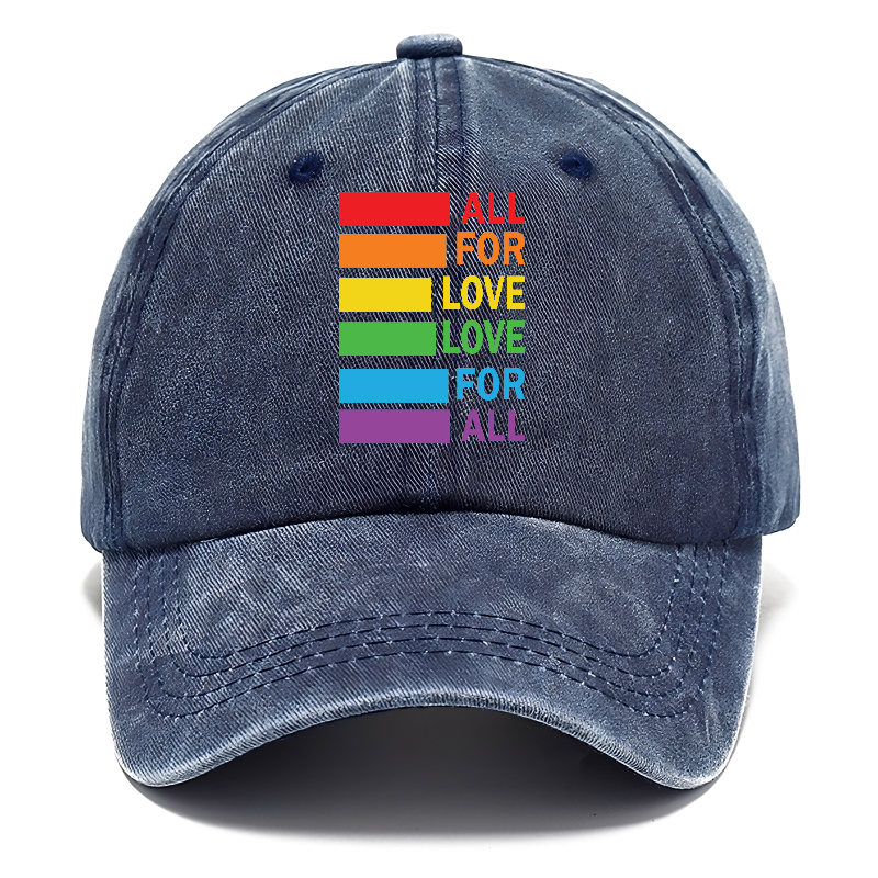  all for love love for all Hat