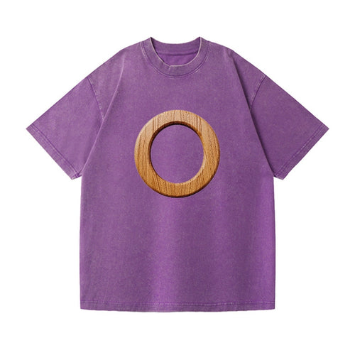 Letter O Vintage T-shirt