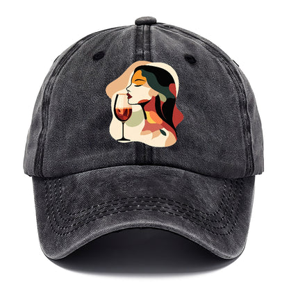 Abstract Wine Savor Hat