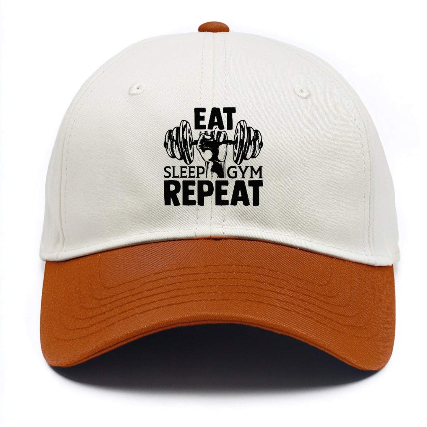 eat sleep gym repeat Hat