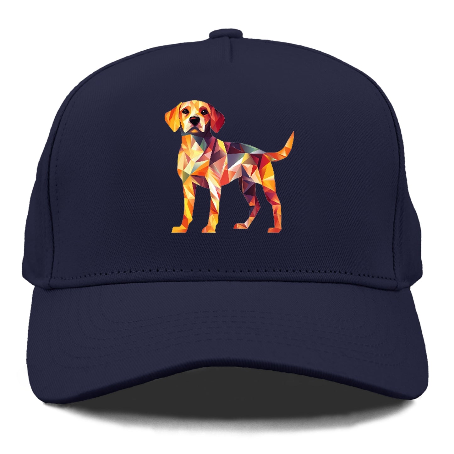 Geometric Dog Standing Hat