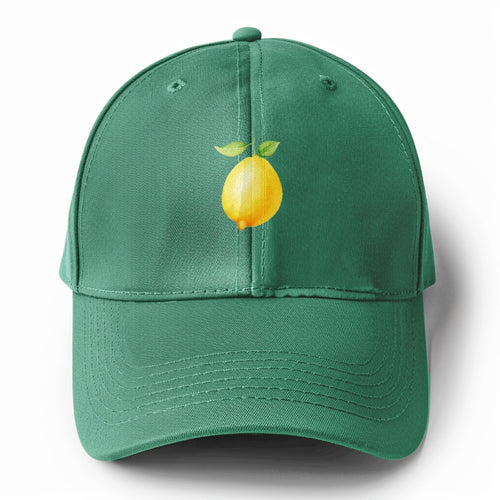 Lemon Solid Color Baseball Cap