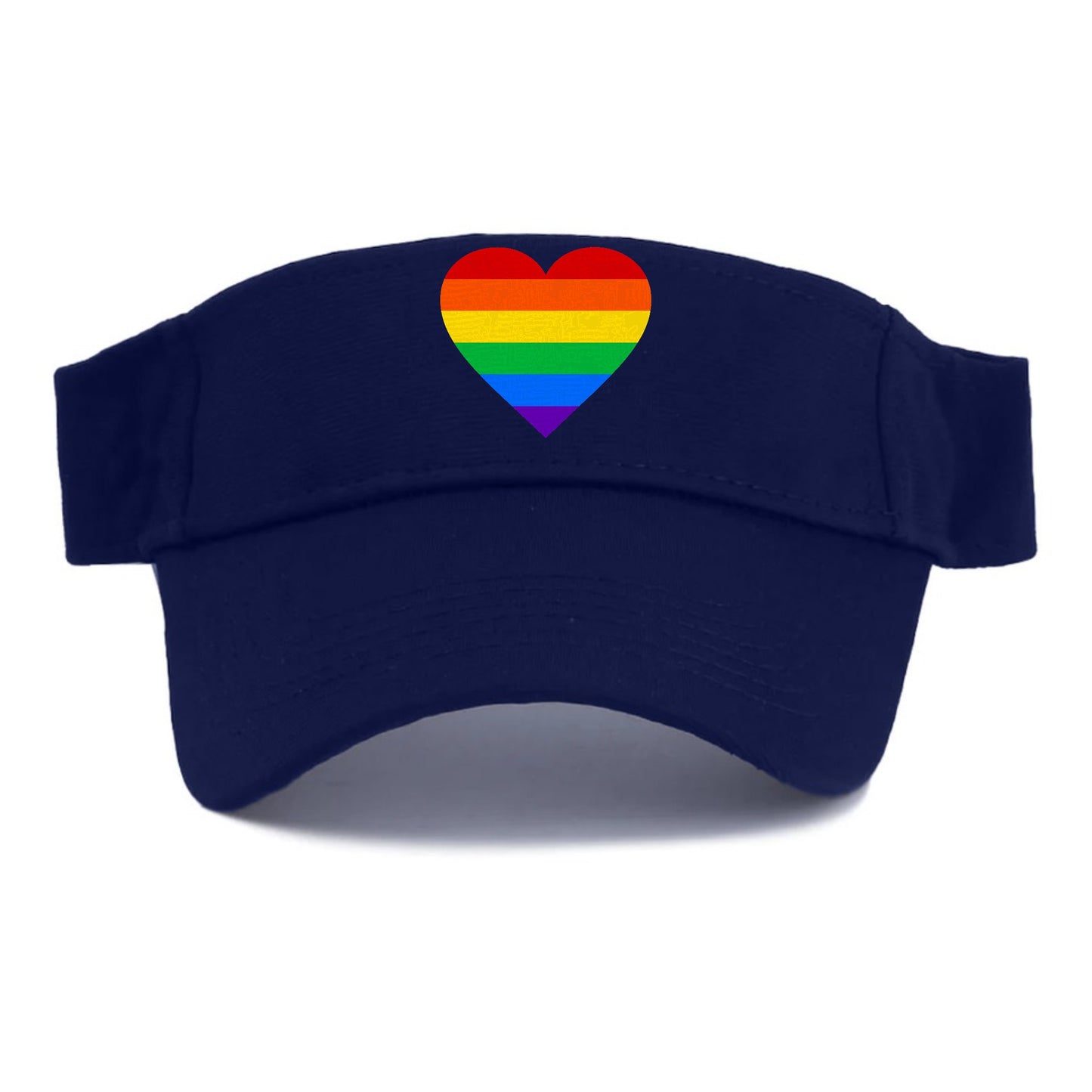 raindow heart Hat