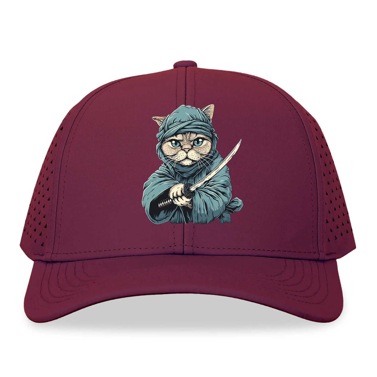 Ninja Cat Fierce Feline Warrior Hat