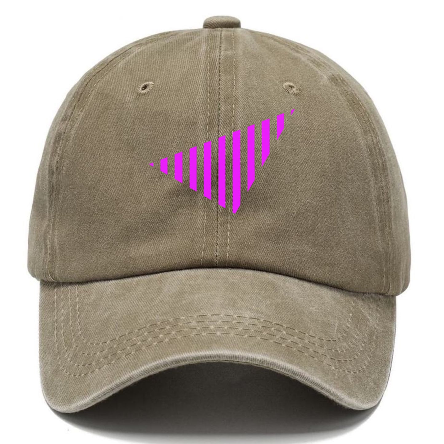 Retro 80s Triangle Purple Hat