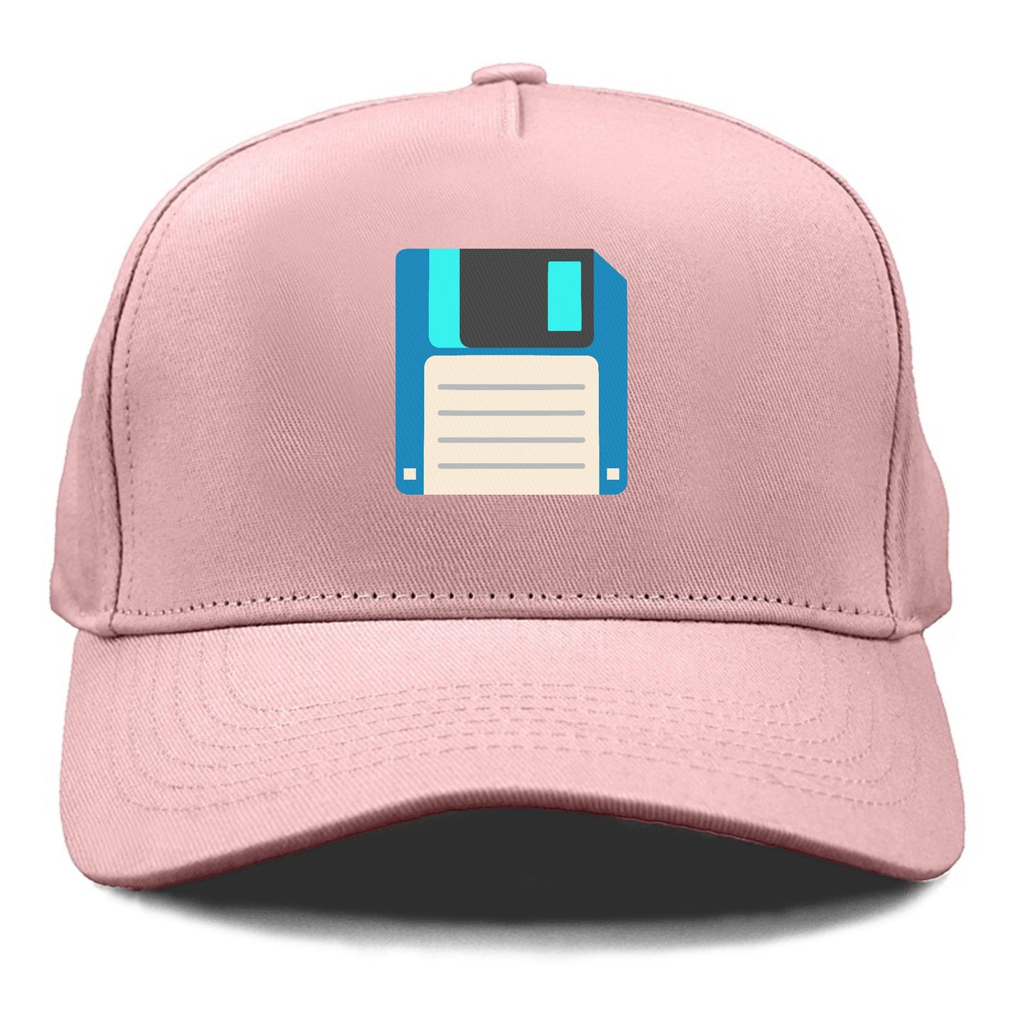 Retro 80s Floppy Disk Blue Hat