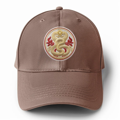 Lucky Snake Solid Color Baseball Cap