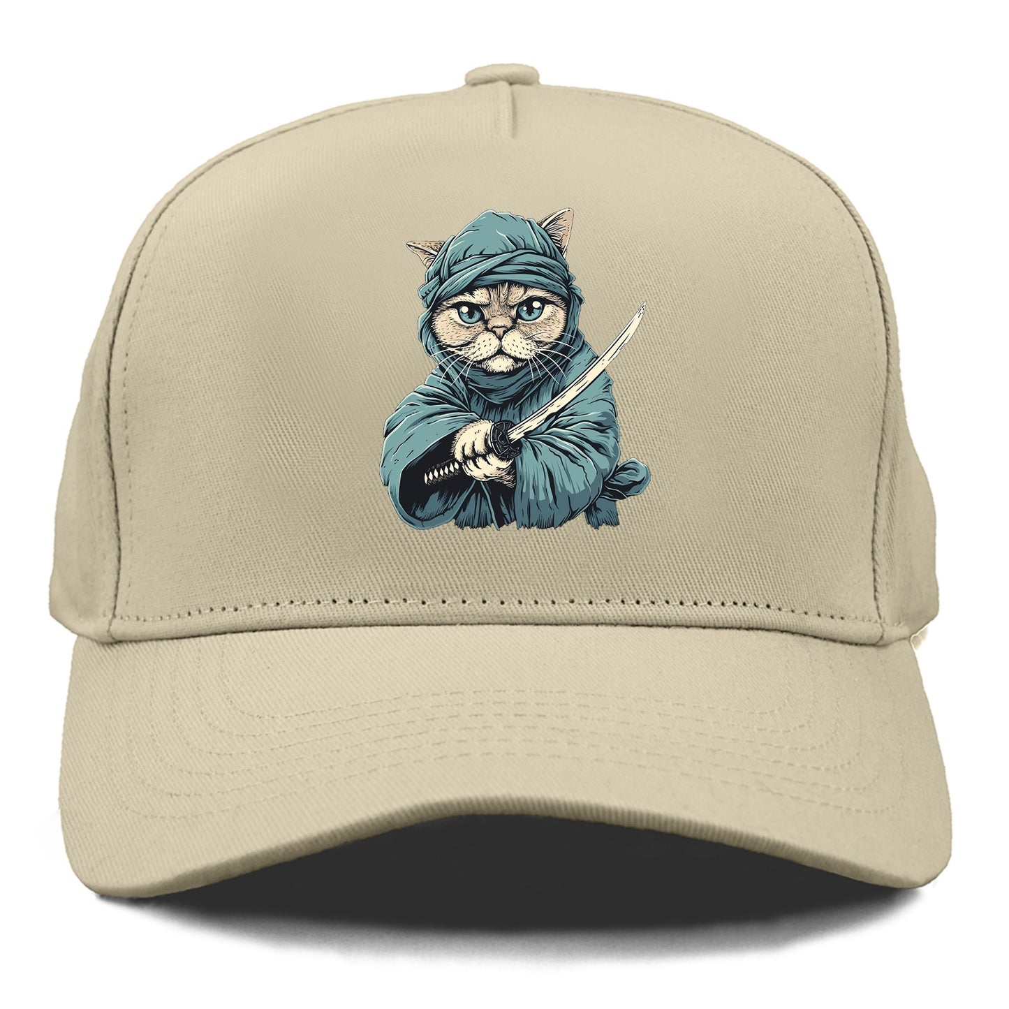 Ninja Cat Fierce Feline Warrior Hat