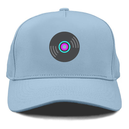 Retro 80s Record Blue Hat