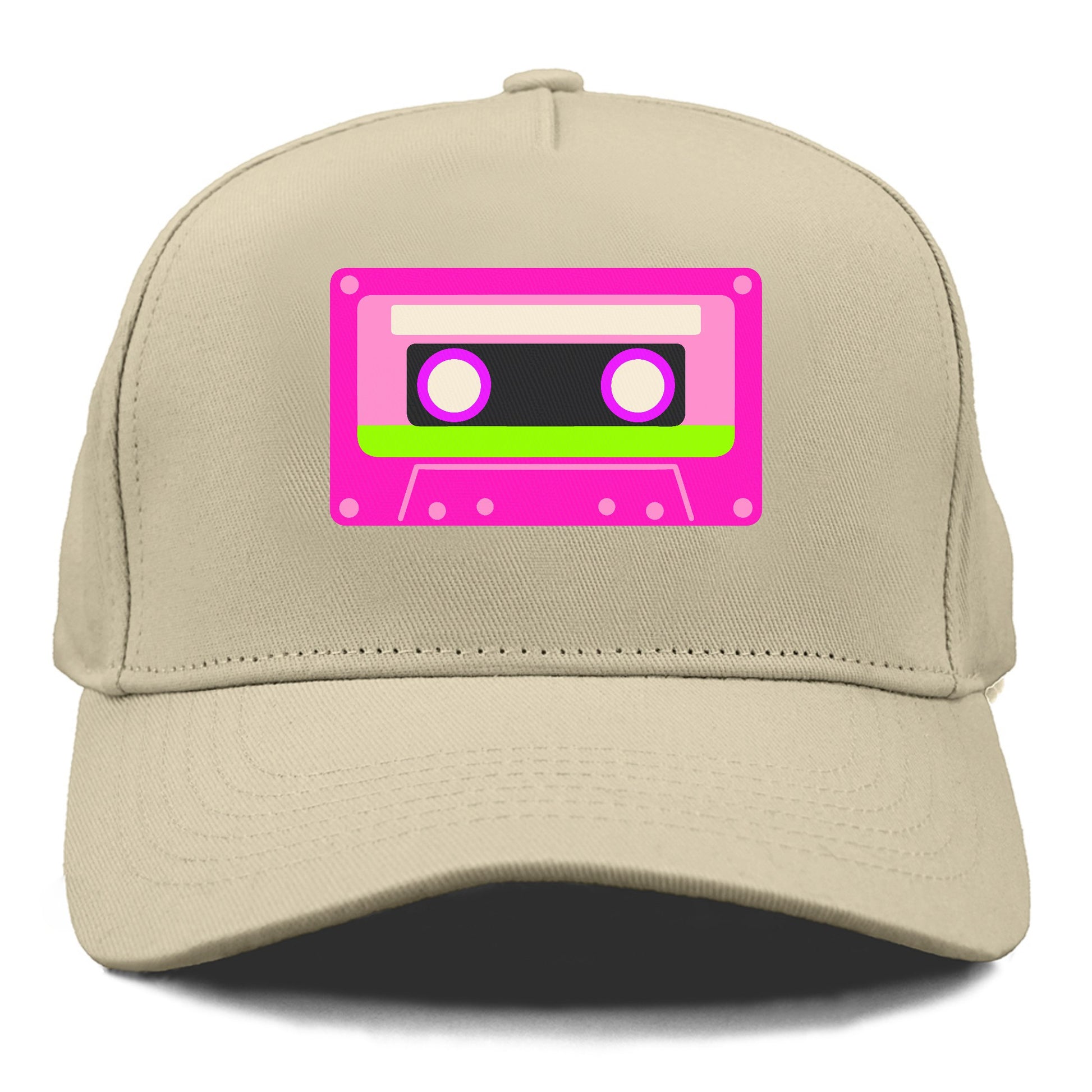 Retro 80s Cassette Pink Hat