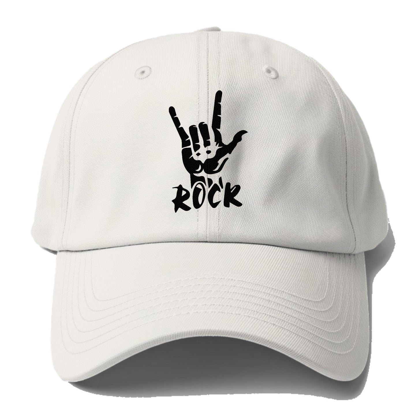 hand horns and rock Hat