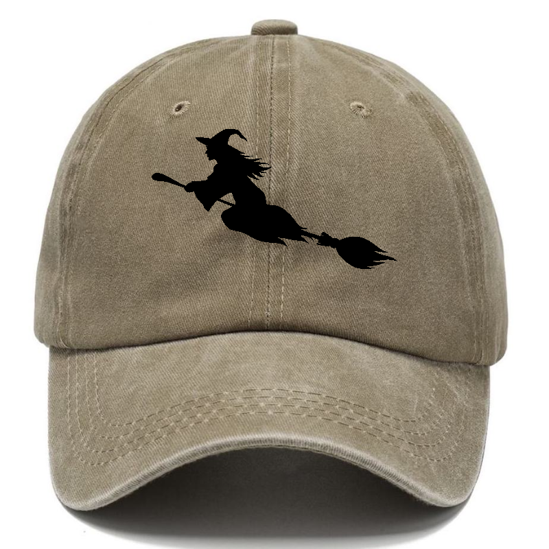 Witch On Broom 1 Hat