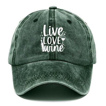 live love wine Hat