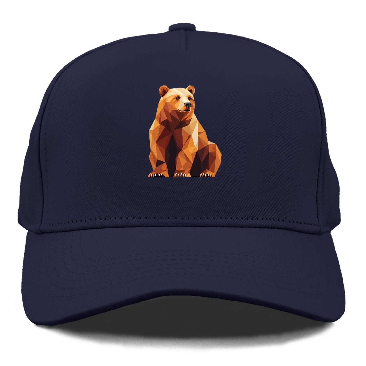 Geometric Bear in Rest Hat