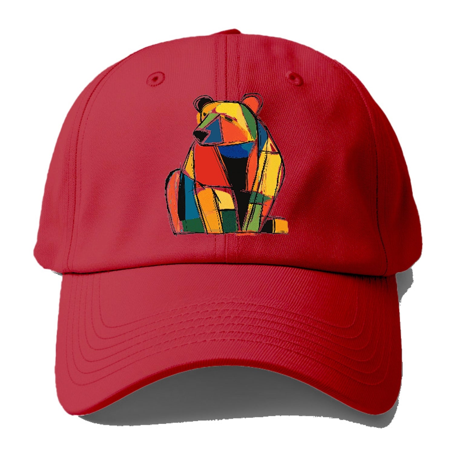 Colorful Abstract Bear Hat