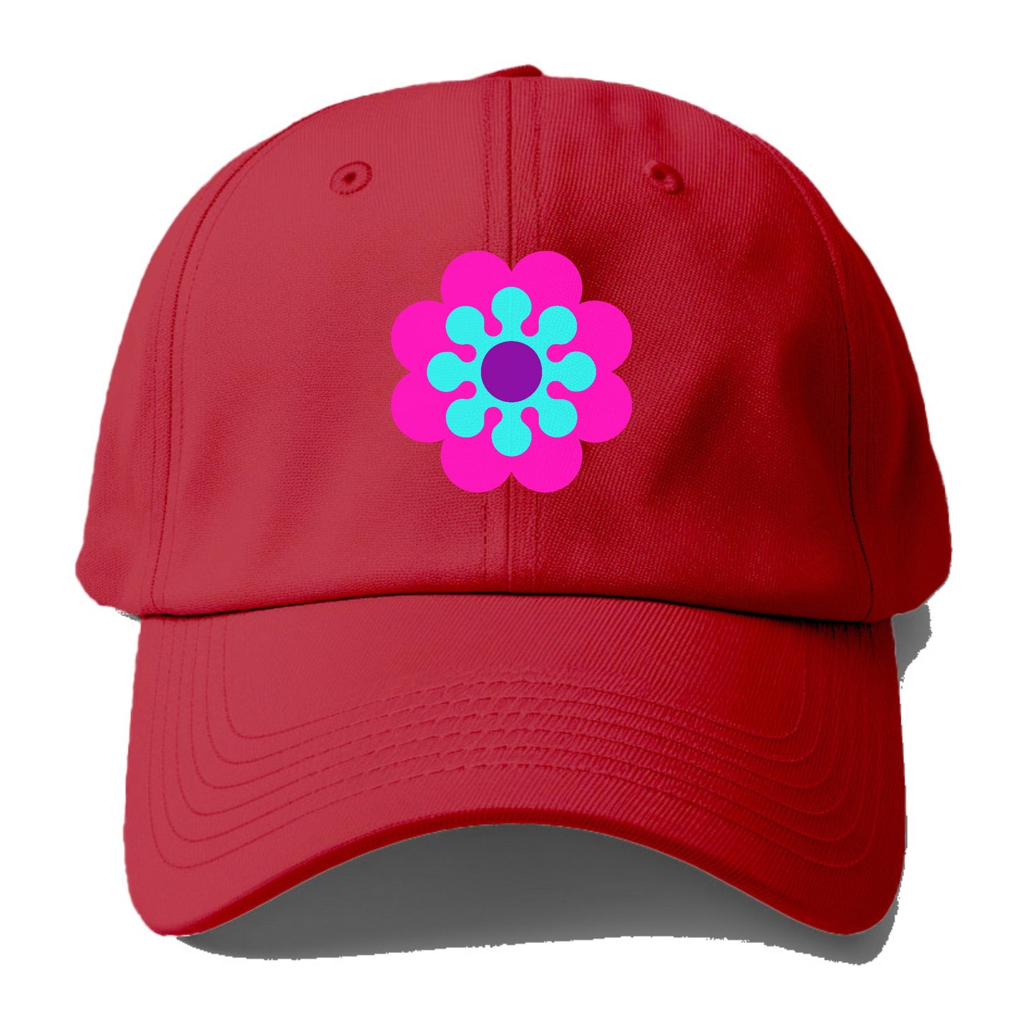 Retro 80s Flower Pink Hat