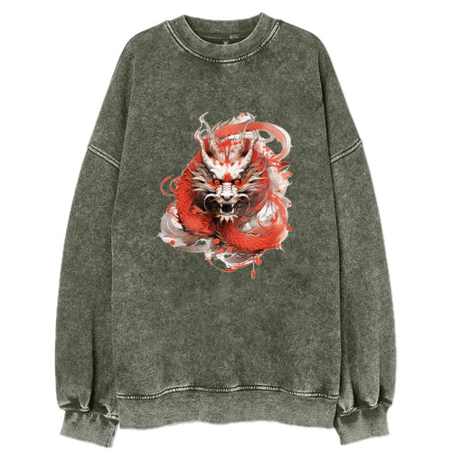 Chinese Zodiac Dragon Vintage Sweatshirt