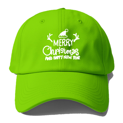 Merry Christmas and Happy New Year Hat